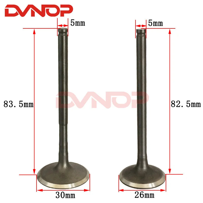 Motorcycle Engine Valve Intake Exhaust Stem Valve for Honda CBF150 XR150 XR 150 CBF 150 KTT Engine Spare Parts