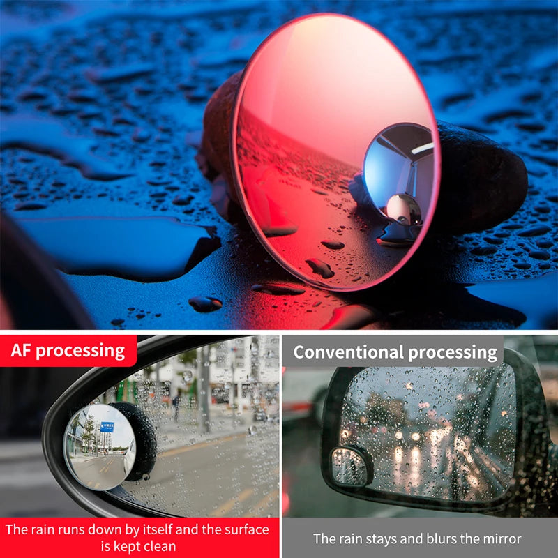 Baseus 360 Degree Universal Blind Spot Mirror For Car HOT Sale Frameless Wide Angle Telescopic Inspection Parking Mirror