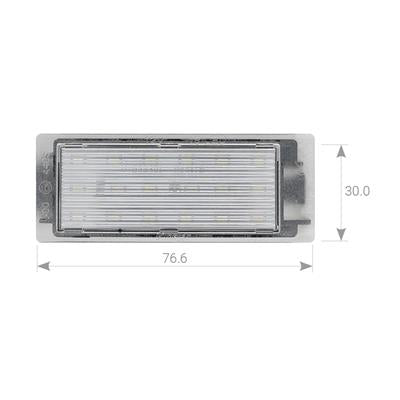 Plafoniere luce targa LED DACIA/FIAT/MERCEDES/NISSAN/OPEL
