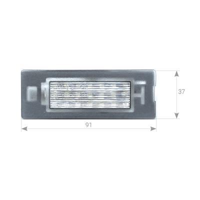 Plafoniere luce targa a LED FIAT OEM 71734797