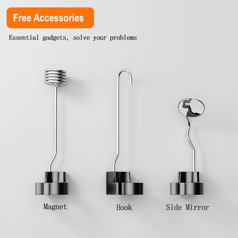Industrial Endoscope Camera 4.3Inch Screen HD1080P USB 8MM Lens 8 LEDs 1M-100M Car Pipe Inspection Borescope Camera Waterproof