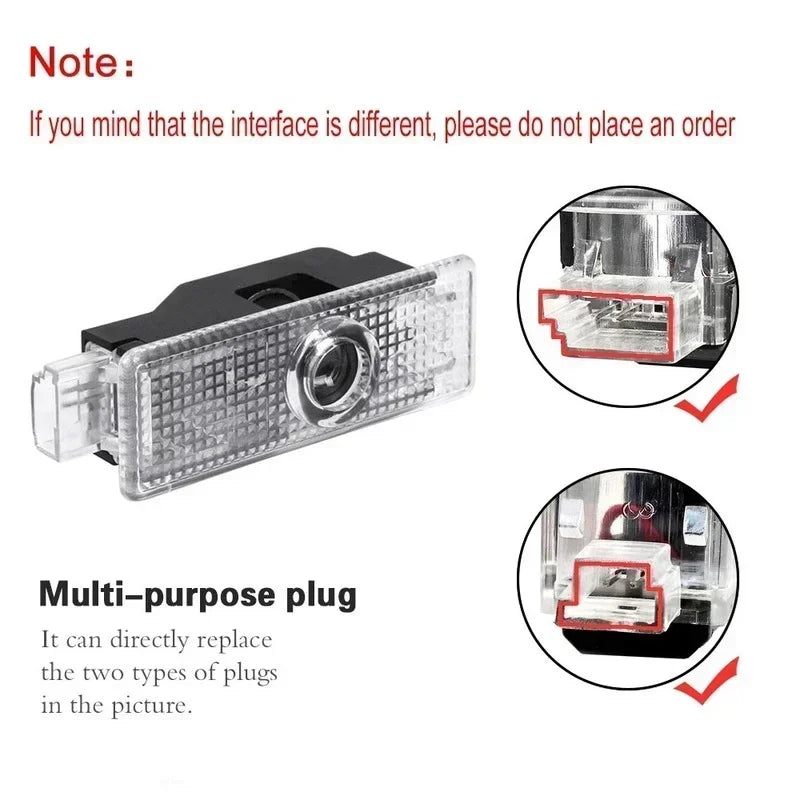BMW Led Car Door HD Light Laser Projector Welcome Lamp For 3 5 6 7 1 Series Z4 X3 X6 E81 E71 E90 E93 F30 F10 E92 E60 Accessories