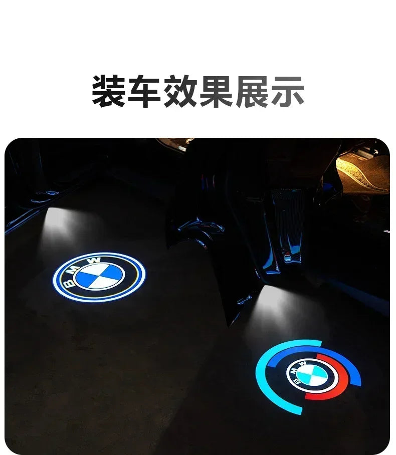 BMW Led Car Door HD Light Laser Projector Welcome Lamp For 3 5 6 7 1 Series Z4 X3 X6 E81 E71 E90 E93 F30 F10 E92 E60 Accessories