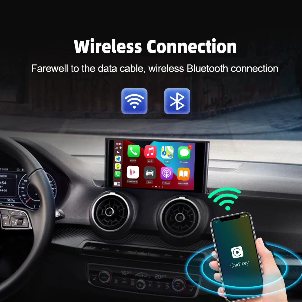 Carlinkit 5.0 4.0 3.0 Carplay Wireless Adapter Wired To Wireless Apple Car Play Box for Pioneer Sphda120 AVH- Android Multimedia