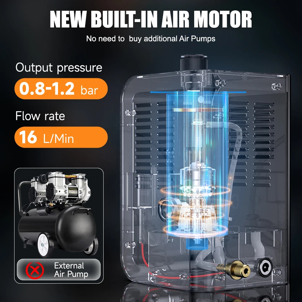 FOXWELL SD201 12V Car Smoke Leak EVAP Smoke Leak Tester Machine Vacuum Fuel Pipe Oil Leakage Detector Auto Diagnostic Tools