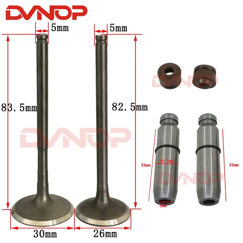 Motorcycle Engine Valve Intake Exhaust Stem Valve for Honda CBF150 XR150 XR 150 CBF 150 KTT Engine Spare Parts