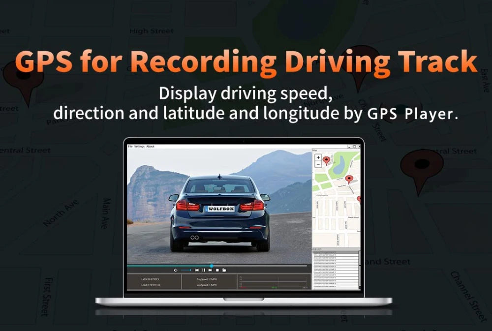 11.26" 4K 2160P Car Dvr Carplay Android Auto Dash Cam GPS WIFI BT FM Stream Rear View Mirror Dashcam Dvrs Camera Drive Recorder