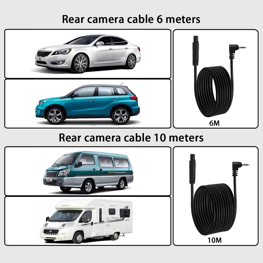 10.26" 4K Dash Cam Carplay Android Auto GPS 5G WIFI FM BT Car Dvr 360 ° Rotation Dual Lens Dashcam Truck Camera Drive Recorder
