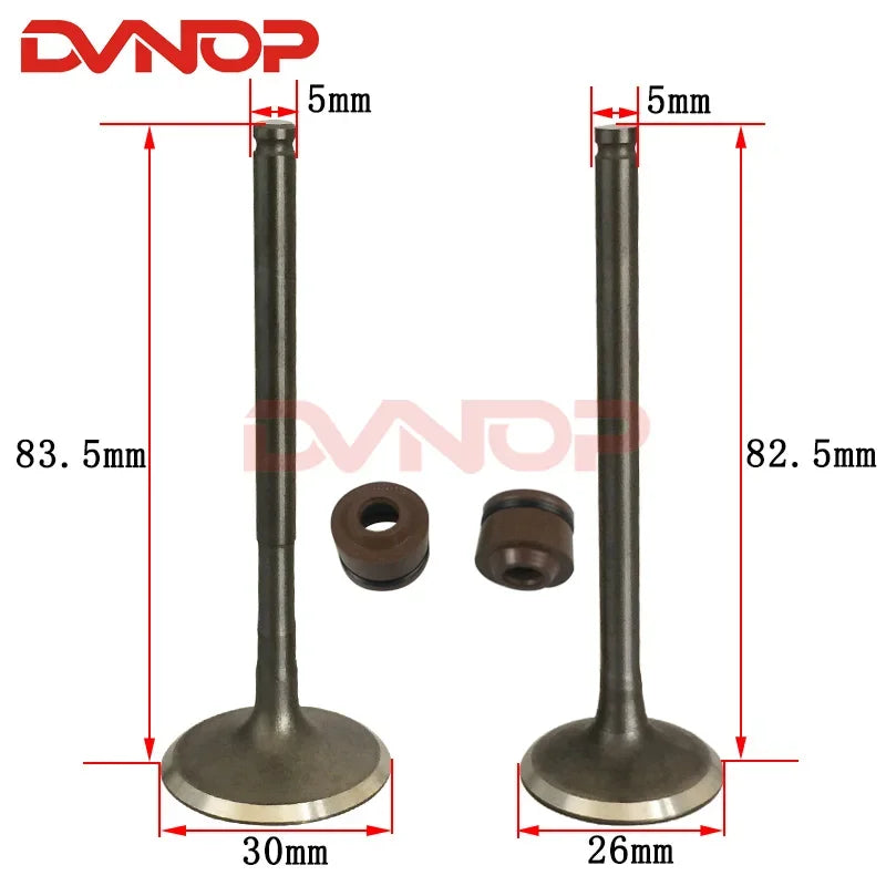 Motorcycle Engine Valve Intake Exhaust Stem Valve for Honda CBF150 XR150 XR 150 CBF 150 KTT Engine Spare Parts