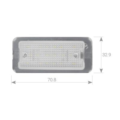 Plafoniere luce targa a LED FIAT OEM 51800482