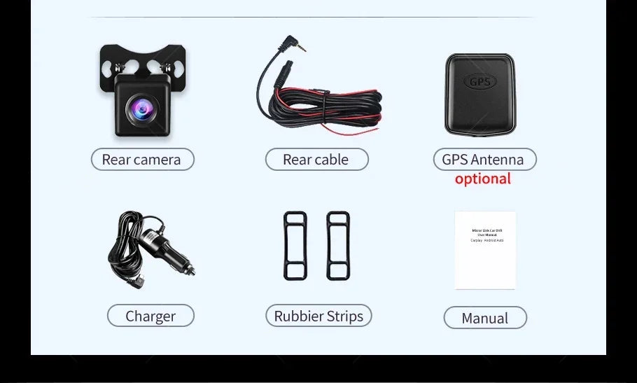 K4 11.26 Inch Carplay & Android Auto 4K 2160P Wifi Dash Cam Rearview Mirror Car DVR GPS Navigation Video Recorder Dual Lens