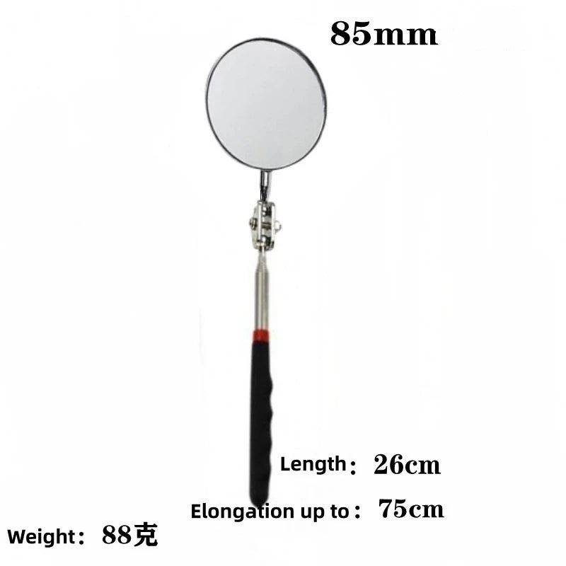 1pc Inspection Mirror 34" Extension 360° Rotation Extendable Telescopic Handle Retractable Lighted Tool On A Stick For Me