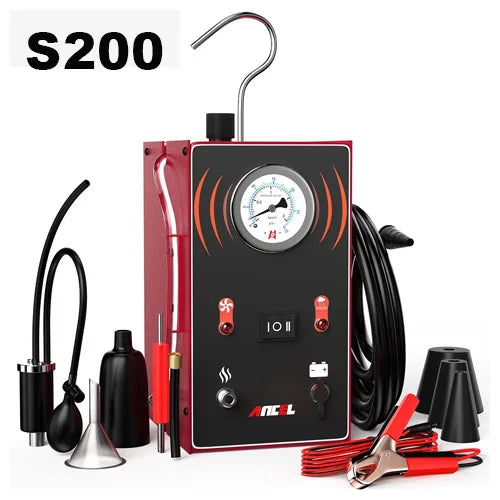 ANCEL S3000 Car Smoke Leak Detector With Air Pump 12V EVAP Diagnostic Tool Vacuum Tester Fuel Pipe Leakage Locator for Motocycle