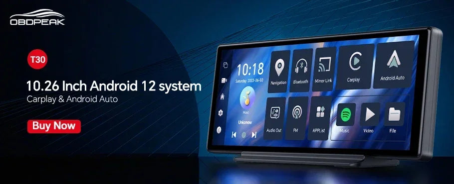 K4 11.26 Inch Carplay & Android Auto 4K 2160P Wifi Dash Cam Rearview Mirror Car DVR GPS Navigation Video Recorder Dual Lens