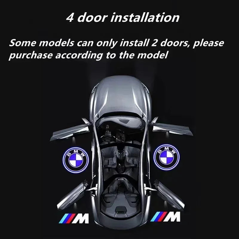 BMW Led Car Door HD Light Laser Projector Welcome Lamp For 3 5 6 7 1 Series Z4 X3 X6 E81 E71 E90 E93 F30 F10 E92 E60 Accessories