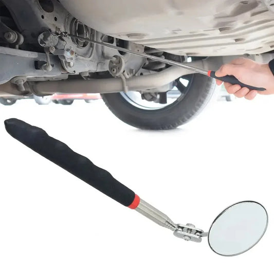 1pc Inspection Mirror 34" Extension 360° Rotation Extendable Telescopic Handle Retractable Lighted Tool On A Stick For Me