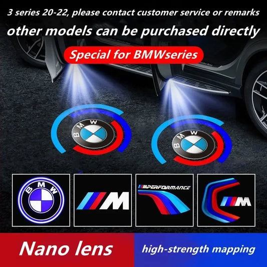 BMW Led Car Door HD Light Laser Projector Welcome Lamp For 3 5 6 7 1 Series Z4 X3 X6 E81 E71 E90 E93 F30 F10 E92 E60 Accessories