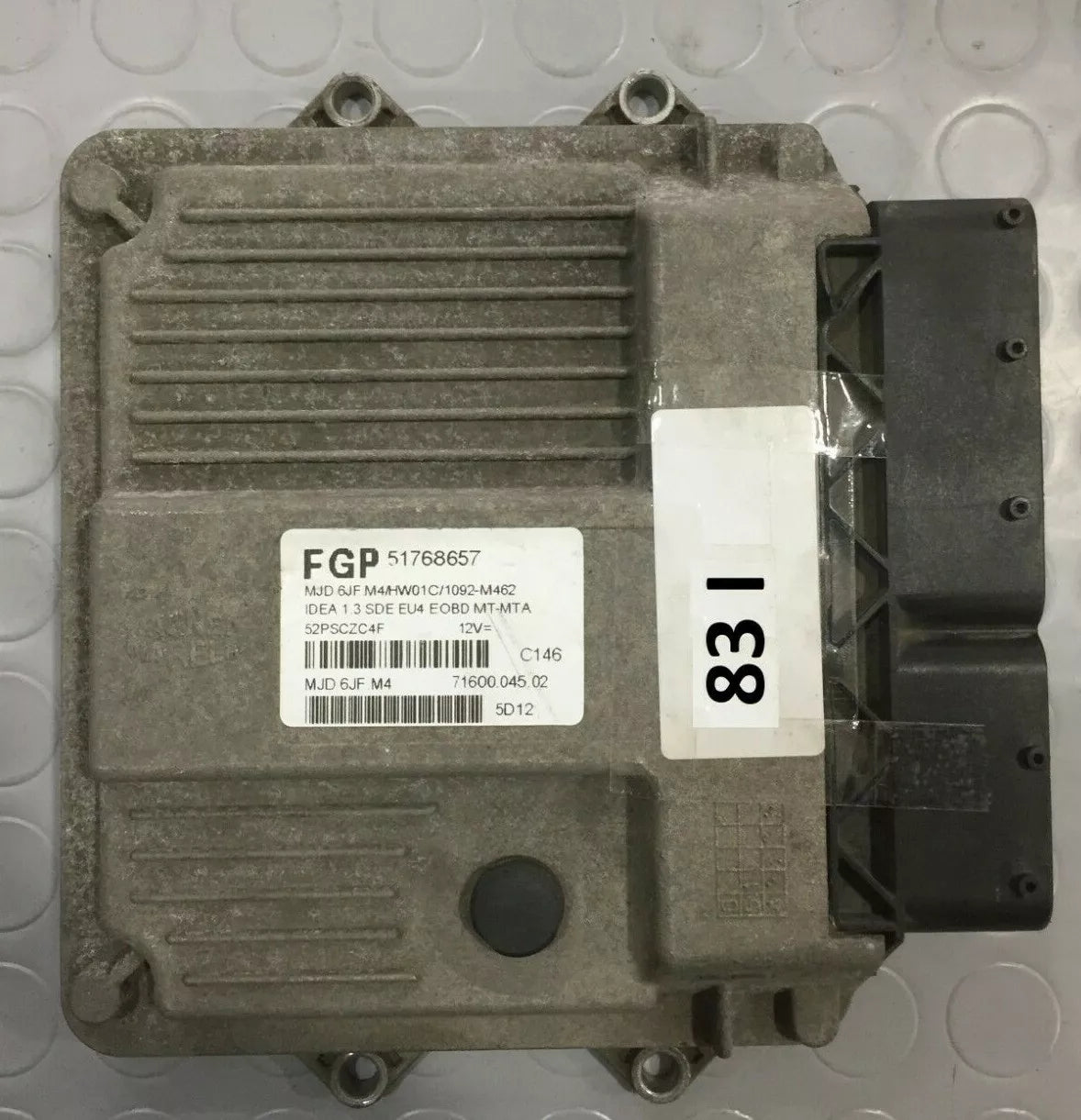 FGP 51768657 MJD 6JF M4 - CENTRALINA MOTORE - FIAT IDEA LANCIA MUSA 1300MJ (R83)