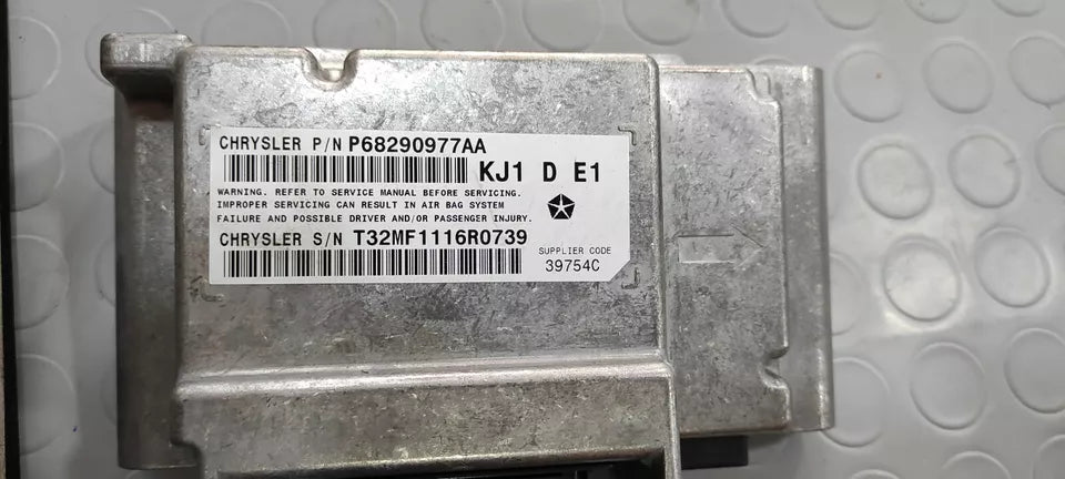 P68290977AA CENTRALINA AIRBAG JEEP Cherokee 3° Serie 2500 Benzina (2002 in poi)